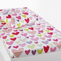 Freedom Heart 100% Cotton Heart Fitted Sheet