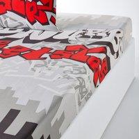 Urban Graphic Graffiti 100% Cotton Fitted Sheet