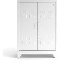 Hiba Low Metal Cabinet with Two Doors