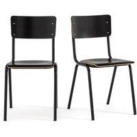 Set of 2 Hiba Stackable School Chairs