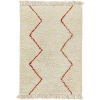 Nyborg Berber-Style Fringed Wool Rug