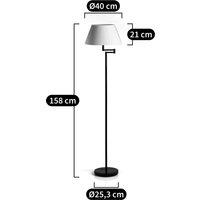Nyna Floor Lamp with Articulated Arm