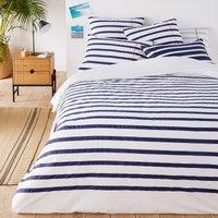Malo Striped 100% Cotton Fitted Sheet