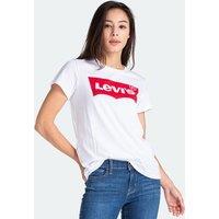 The Perfect Tee T-Shirt in Cotton with Logo Print and Short Sleeves