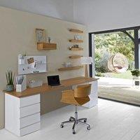Suliac Oak Veneer Office Armchair