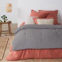 Abella Plain Washed Linen Quilt