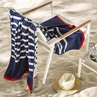 Marinire Striped 420 g/m2 Cotton Velour Beach Towel