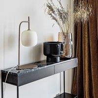 Fbe Marble & Metal Console Table