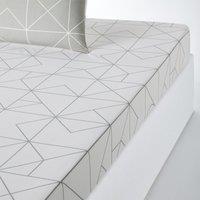 Vidmey Geometric 100% Cotton Fitted Sheet