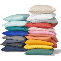 Scenario Plain 100% Cotton Bolster Pillowcase