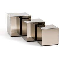 Lumir Mirrored Bedside / Side Table
