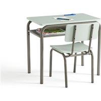 Buton Vintage Metal School Desk and Chair