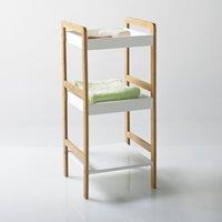 Lindus Bathroom Triple Shelving Unit