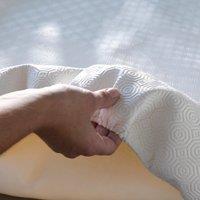 White Table Protector For Round Table