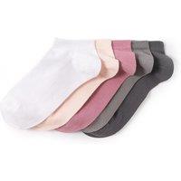 Pack of 5 Pairs of Trainer Socks in Cotton Mix