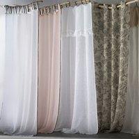 Elphir Linen Muslin Voile Curtain Panel