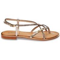Monaco Leather Flat Sandals with Cross-Strao