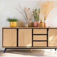 Daffo Metal and Wood Sideboard