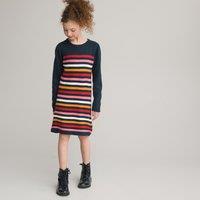 Multicolour Striped Dress, 3-12 Years