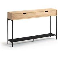 Mambo Oak Veneer Console Table