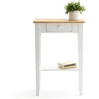 Alvina Solid Pine 1-Drawer Console Table