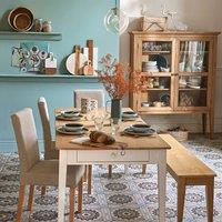 Alvina Solid Pine Dining Table (Seats 6-8)