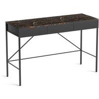 Febee Amber Marble Console Desk