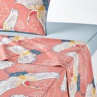 Grues 100% Cotton Percale 180 Thread Count Flat Sheet