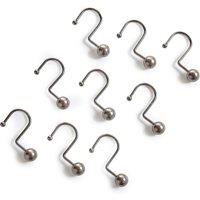 Set of 10 Copalme Curtain Hooks for Little Eyelets