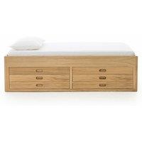 Octavo Oak Veneer Platform Bed