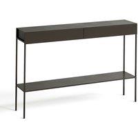 Fbe Aged Effect Metal Two-Tier Console