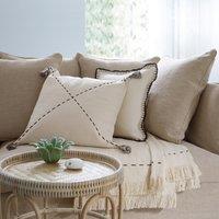 Girandole Hand Embroidered Cotton Cushion Cover