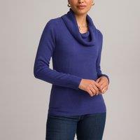 Fine Knit Jumper with Cowl Neck