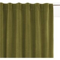 Velvet Single Hidden Tab Curtain