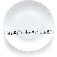 Set of 4 Miwin Winter Porcelain Plates