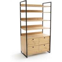 Hiba Large Modular Wardrobe Unit with 4 Drawers & 4 Shelves