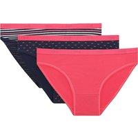 Pack of 3 Les Pockets Knickers in Stretch Cotton