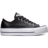 Chuck Taylor All Star Lift Ox Leather Flatform Trainers