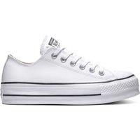 Chuck Taylor All Star Lift Leather Ox Flatform Trainers