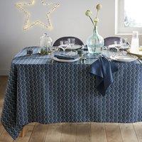 Mina Patterned Tablecloth with Anti-Stain Treatment