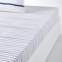 Glenans Nautical Striped 100% Cotton Fitted Sheet