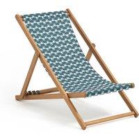 Amezza Acacia & Canvas Deck Chair