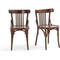 Set of 2 Bistro Spindle Back Chairs