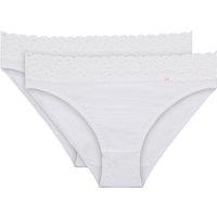 Pack of 2 Feminine Knickers in Stretch Cotton