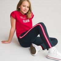 Cotton Mix Joggers with Side Stripes, 2-12 Years