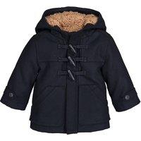 Hooded Duffle Coat with Borg Lining, 1 Month-3 Years
