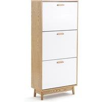 Sheldon Scandi-Style 3 Compartment Shoe Storage Cabinet