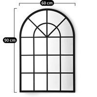 Lenaig 60 x 90cm Industrial Window Mirror