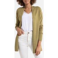 Basic Belted Open Cardigan
