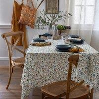 Kalyan Washed Cotton Patterned Tablecloth